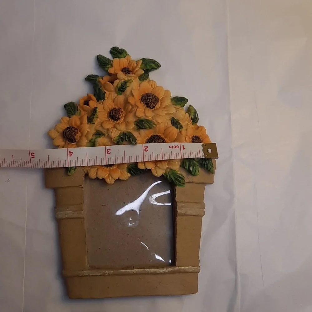 Sunflower basket picture frame spring summer